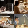 LED Desk Lamp for Office Home, Eye-Caring Desk Light Lamp with Stepless Dimming Adjustable Flexible Gooseneck Adjustable Light 6