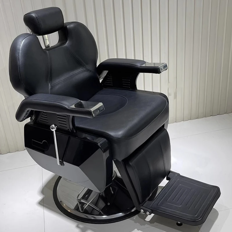Headrest Comfort Barber Chairs Barbershop Speciality Handrail Recliner Barber Chairs Cosmetic Chaise Coiffeuse Furniture QF50BC
