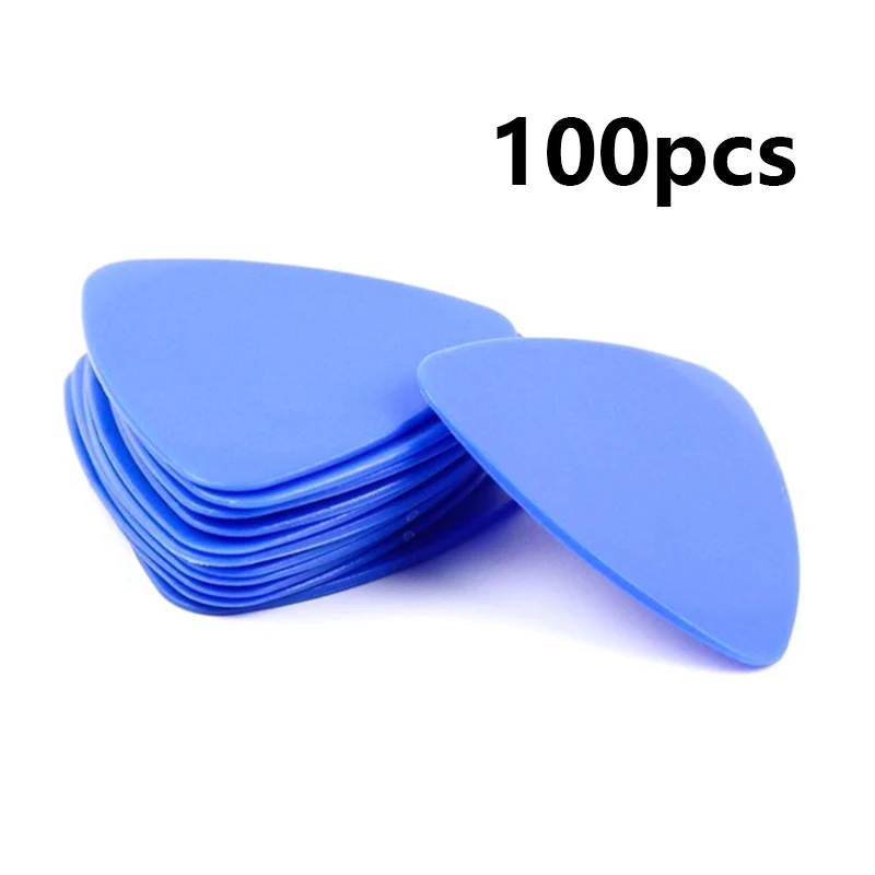 100Pcs AntiStatic Opening Pry Tools Kits, Thin Plastic Guitar Picks for Phone Tablet PC Computer Watch Repair