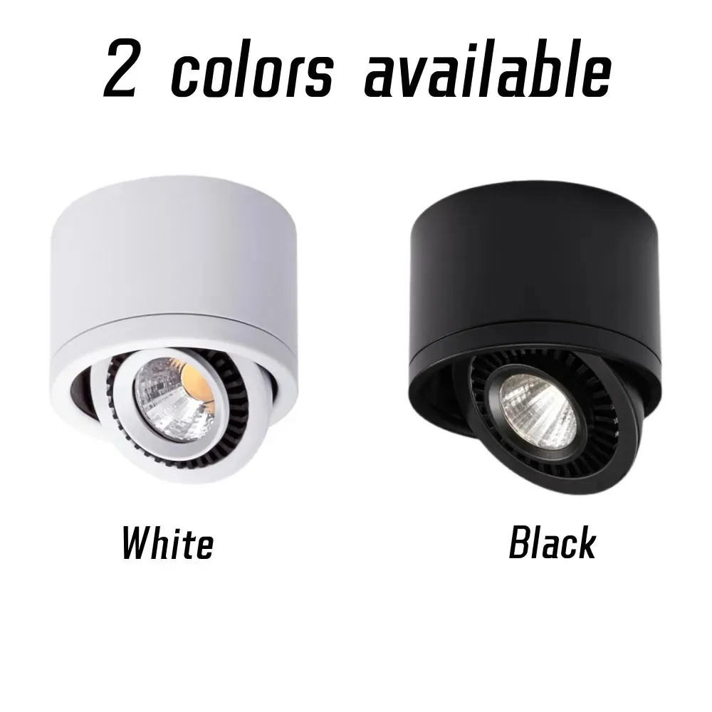 Dali DT6/DT8 Dimmable LED ceiling Anti-glare COB spotlights Down light 5W7W 12W 360&deg; rotation AC220V-265V aluminum Home business