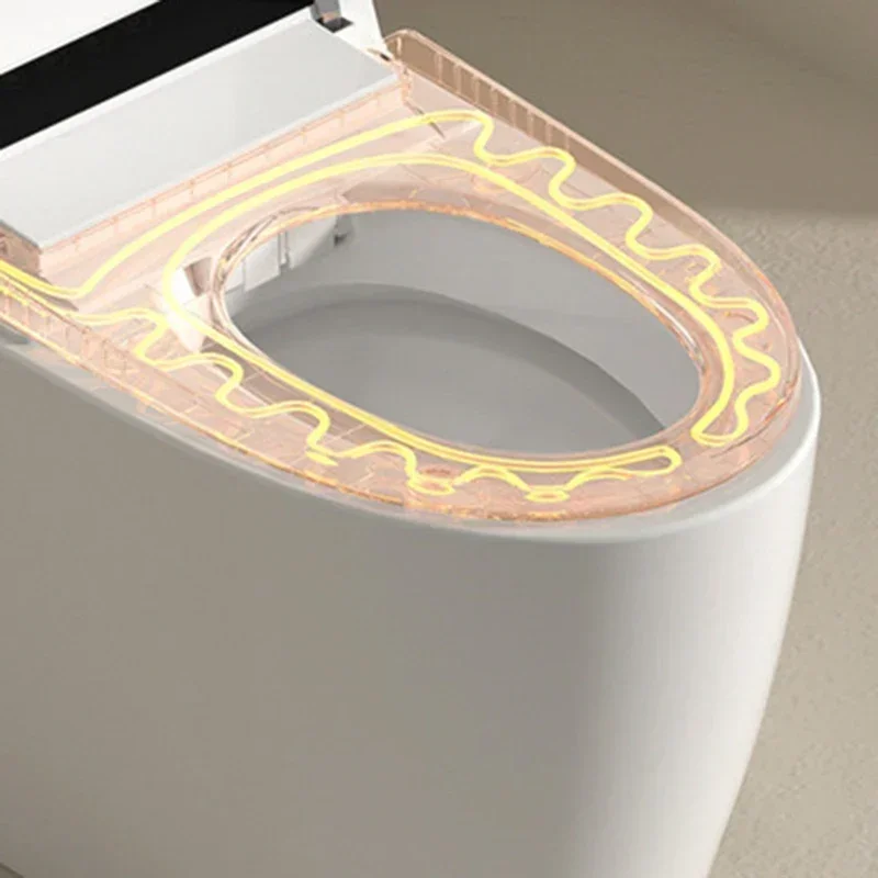Ceramic Automatic Smart Toilet Bathroom Siphon Household Smart Toilet Minimalist Intelligentes Badezimmer Accessories