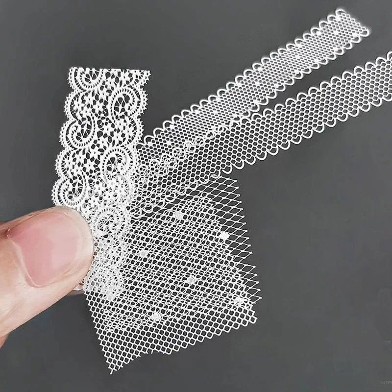 3D 레이스 디자인 릴리프 실리콘 네일 아트 몰드 섹시 로즈 프렌치 패턴 화이트 레이스 릴리프 네일 템플릿 DIY 네일 데코레이션 몰드