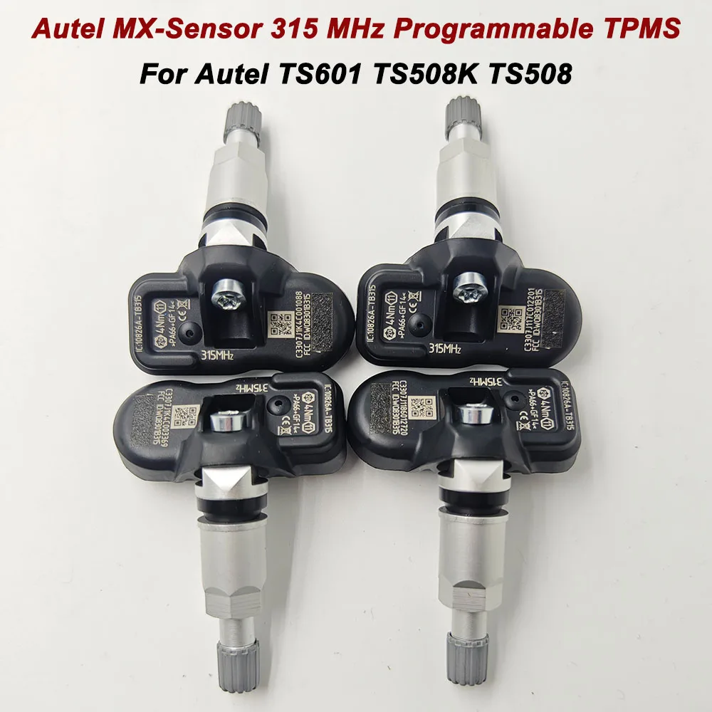 Программируемая система контроля давления в шинах TPMS Autel MX-Sensor 315 МГц для пассажиров с подключением Bluetooth и встр...