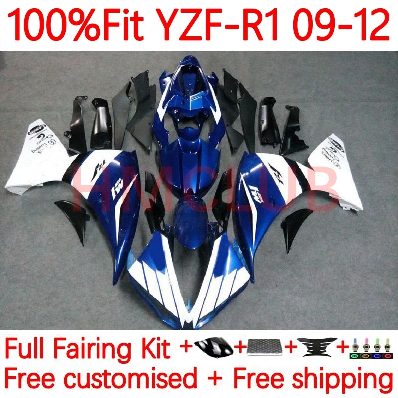 OEM корпус для YAMAHA YZF-R1 YZF R1 R 1 1000 CC YZFR1 2009 2010 2011 YZF1000 09 10 11 12 инжекционный обтекатель