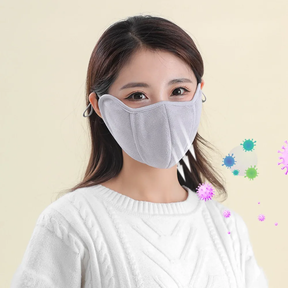 New Breathable Warm Mask Traceless Anti Pollen Anti-sun Mask Warm Face Cover Scarf Autumn Winter