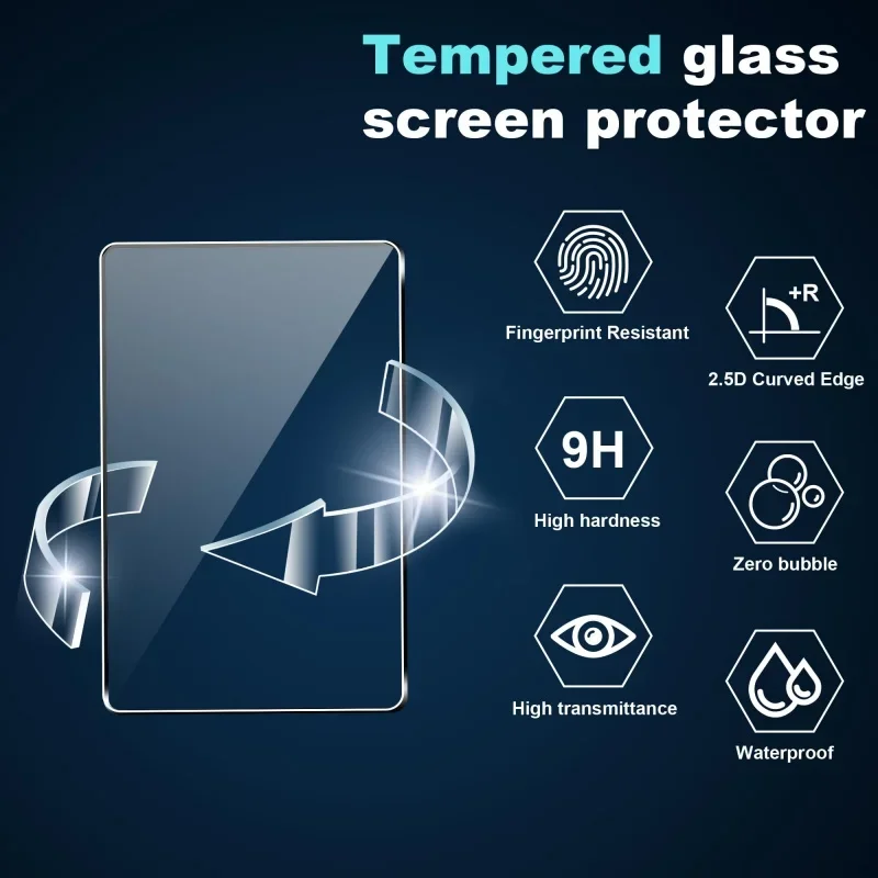 Premium 9H HD Anti-Scratch Protective Glass & TPU Case Set