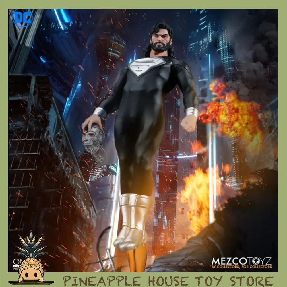 6 Pollici Originale Mezco Superman Movie Figures Black Superman 1/12 Action Figurine Superman Recovery Suit Edition Figure Model Toy