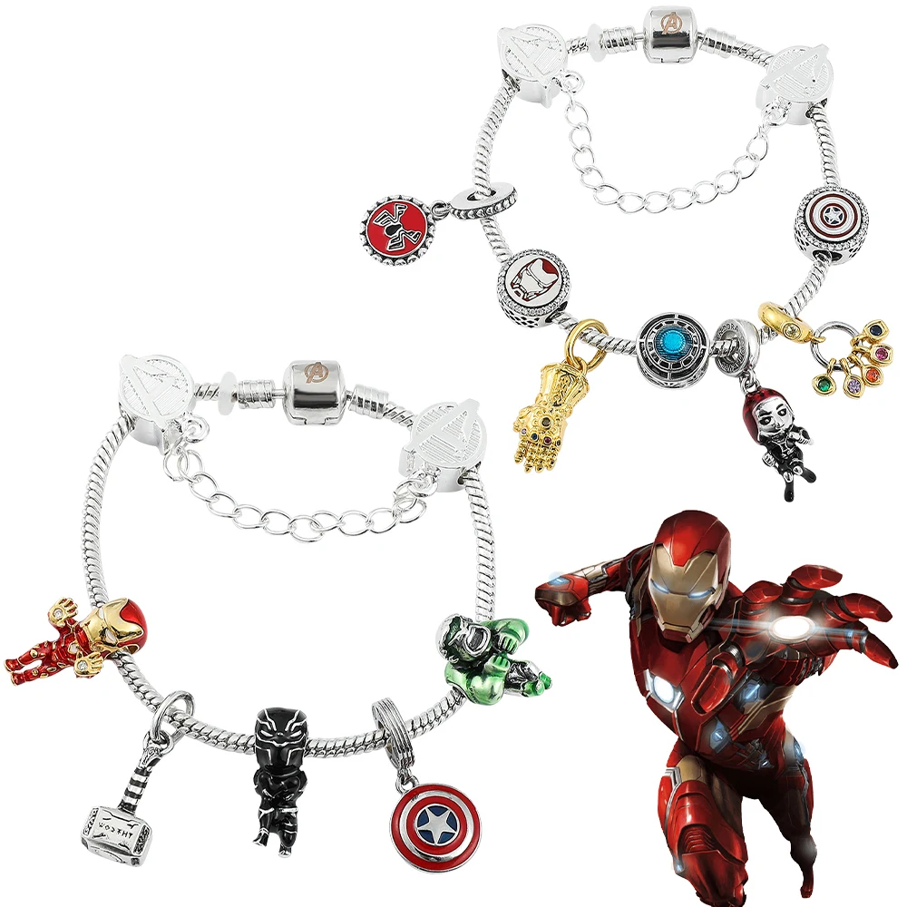 Marvel Bracelet Infinity Stones Gloves Iron Man Mark STARK Star