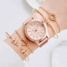 

Women Watches New Brand Luxury Fashion Quartz Ladies Watch Clock Rose Gold Diamond Dial Dress Casual Wristwatch Relogio Feminino