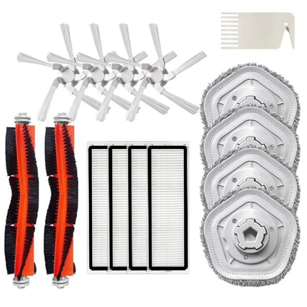 

For Bot W10 W10 Pro HEPA Filter Main Brush Mop Cloth Side Brush Vacuum Parts