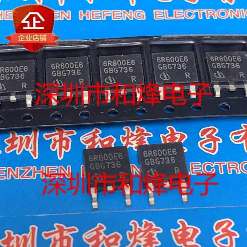 

5PCS-10PCS 6R600E6 IPD60R600E6 TO-252 650V 19A NEW AND ORIGINAL ON STOCK