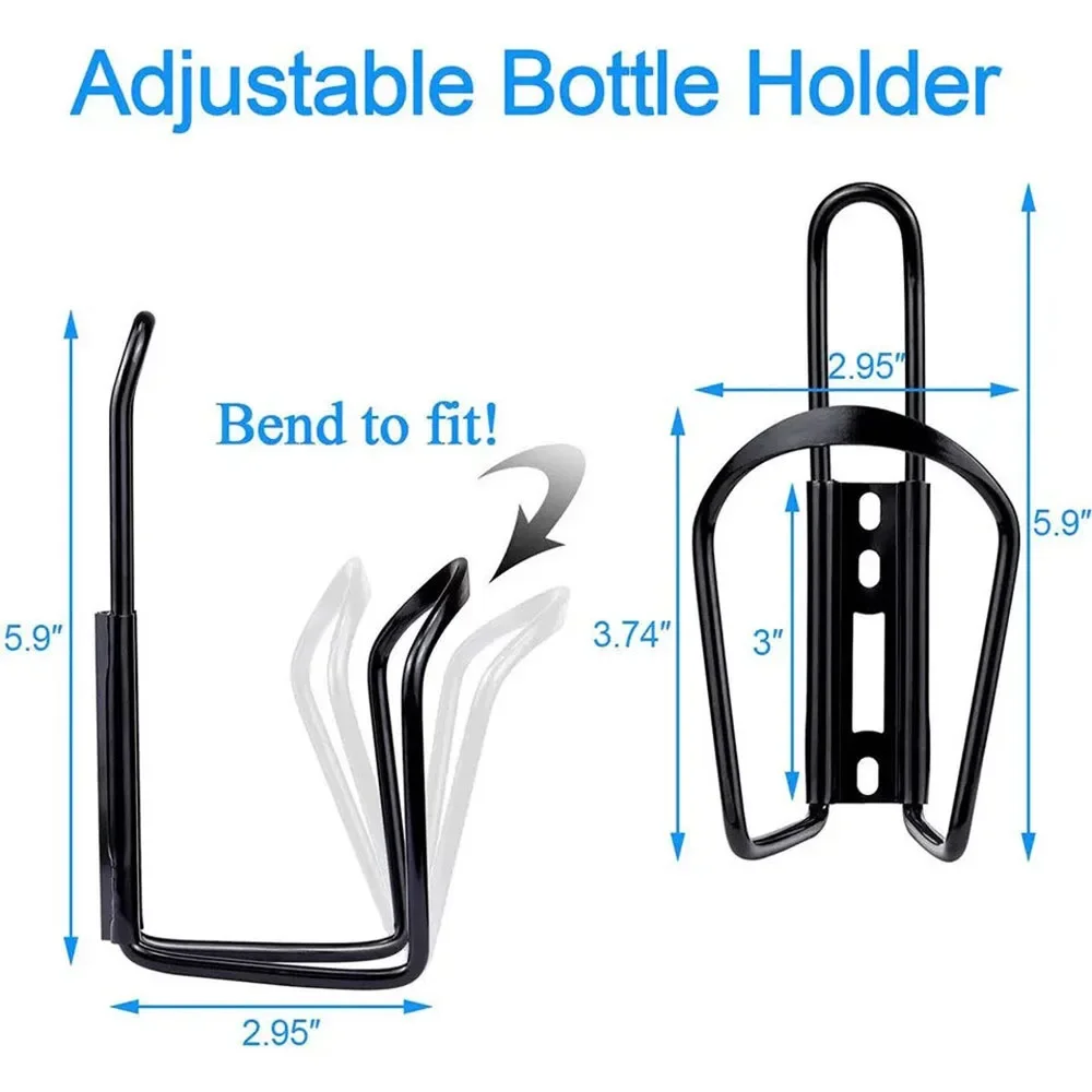 Bicycle Bottle Holder Aluminum Alloy Cycling Bicycle Drink Water Bottle Rack Holder Mount for Mountain Folding Bike Cage 5
