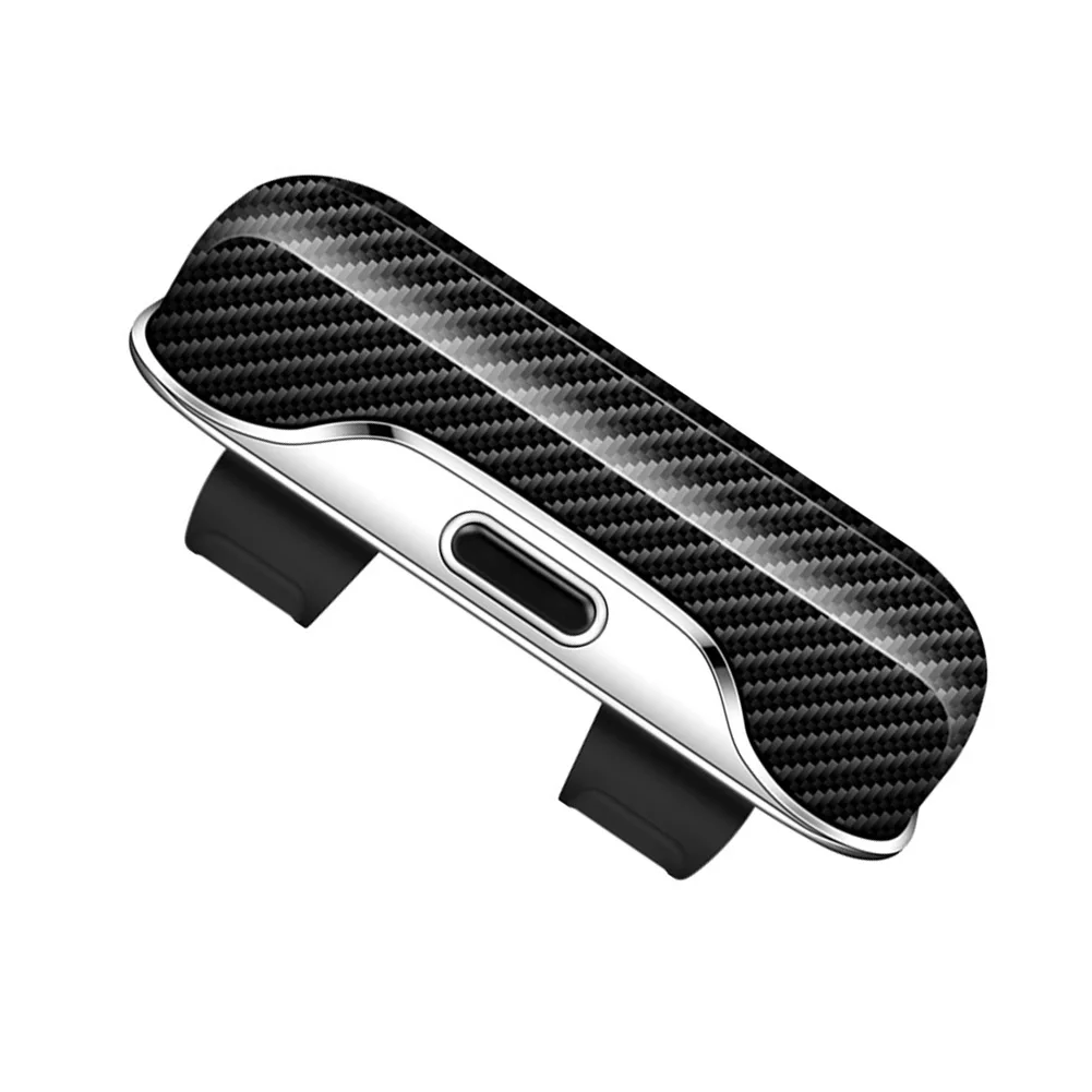 ABS 소재 탄소 섬유 질감 자동차 선바이저 안경 보관함 정리함 자동차 선글라스 홀더 안경 케이스