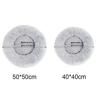 Super Cat Bed Warm Sleeping Cat Nest Soft Long Plush Best Pet Dog Bed for Dogs Basket Cushion Cat Bed Cat Mat Animals Sleeping 5