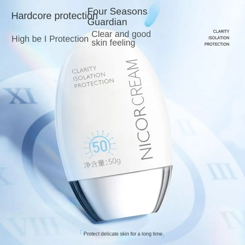 UV Sunscreen Cream SPF50 Whitening Sunblock Refreshing Sunscreen Moisturizing Anti-Aging Oil Control Reduce Skin Care
