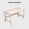 Small Computer Desk Simple Style Office Desk Study Work Table for Home Bedroom Writing Desk 3
