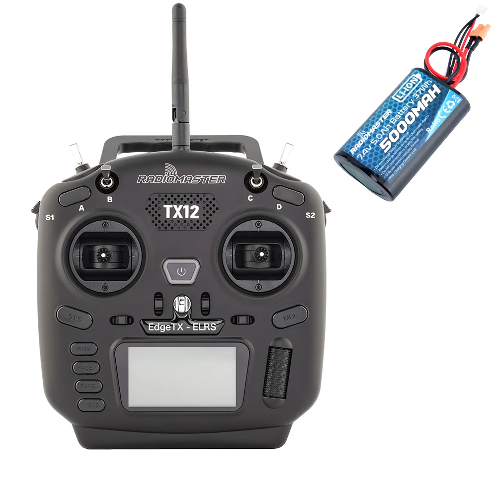 라디오마스터 TX12 MKII 16CH ELRS CC2500 홀 짐벌 라디오 송신기 지원, OPENTX EDGETX 재고 있음