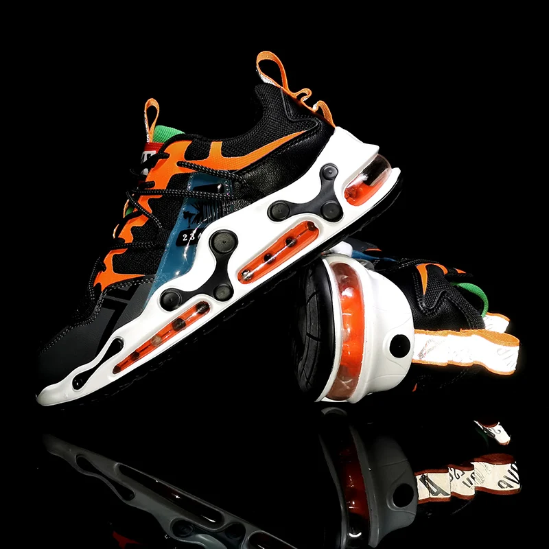 

Mens Casual Shoes Fashion Male Sneakers Air Cushion Breathable Sports Running Shoes PU Mesh Tenis Masculino Adulto Men Shoe