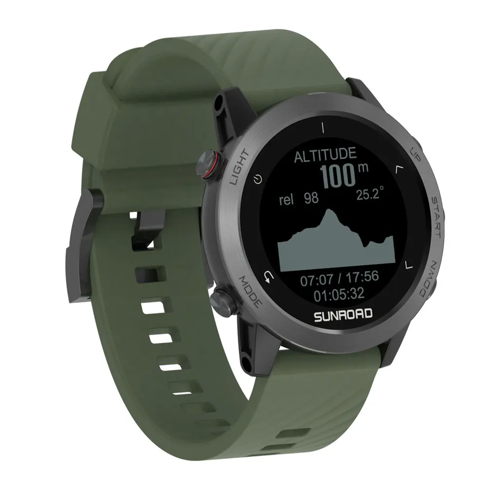 Sunroad smart watch T5 10ATM with GPS waterproof outdoor sports