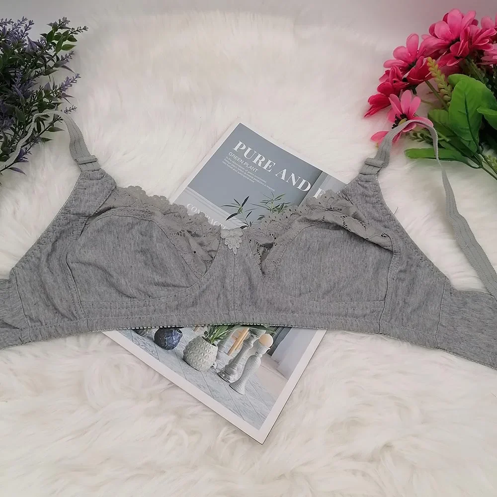 Lace Sexy BraS For Women Wire Free Bras Cotton Thin Brassiere Female Confortable Underwear 75-100 C D Cup C31 5