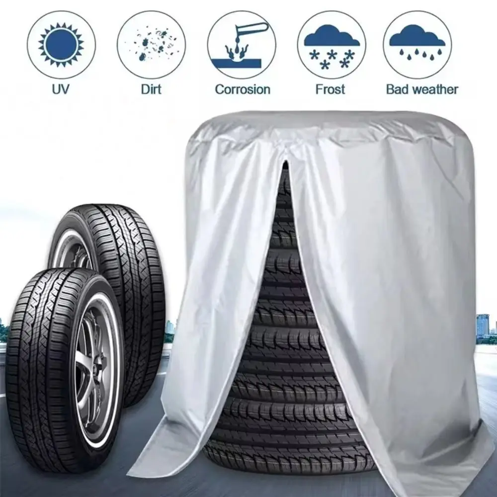 Multisize Car Tire Cover Waterproof Dustproof Tire Storage Bag Big Capacity 210D Polyester Wheel Protector