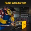 MIG Welder 135E 3-in-1 Flux Core Welder MIG/Lift TIG/Stick Welding Machine 110v with Synergic Control IGBT Inverter 2