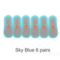 Sky Blue  6 Pairs