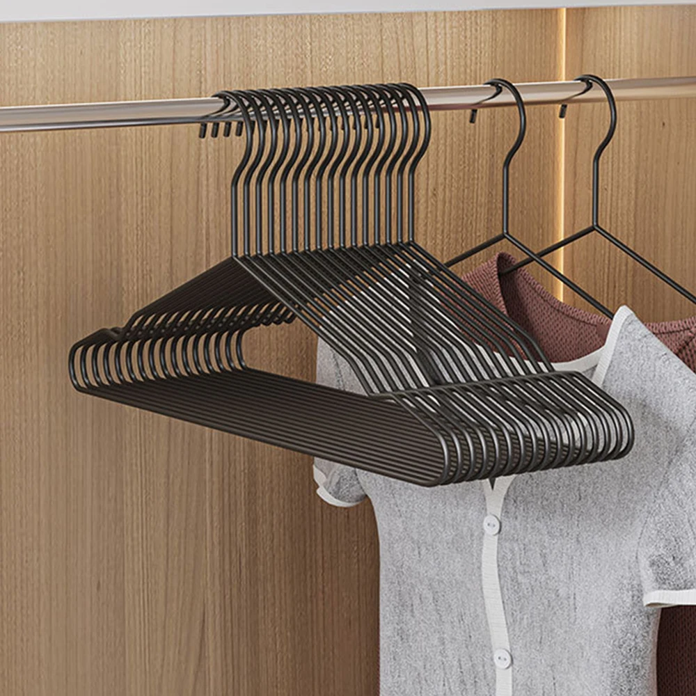 5/10pcs Metal Non-Slip Triangles Hanger Multifunctional Wet Dry Dual Use Stable Clothes Hanger For Clothing Suit Towel Organizer 4
