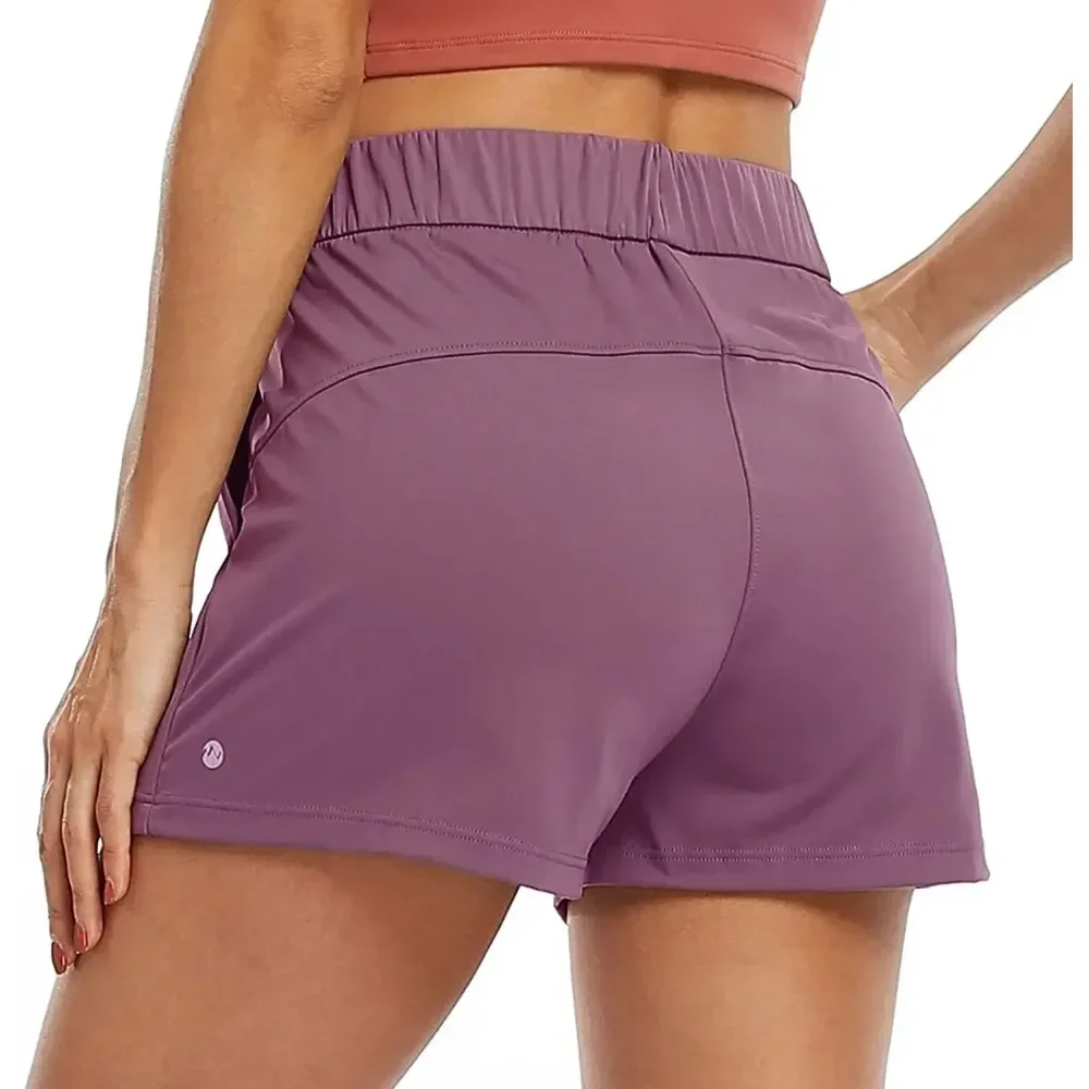 Summer Women Sports Shorts Loose Breathable Lace-up Yoga Running Fitness Casual sports shorts