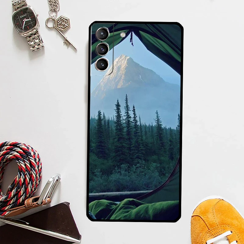 Nature-Themed Mountain Design Protective Phone Case