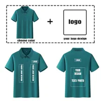 Personnalisation haut de gamme POLO travail personnalisé POLO équipe à manches courtes chemise à séchage rapide de haute qualité tailles adultes et enfants 4