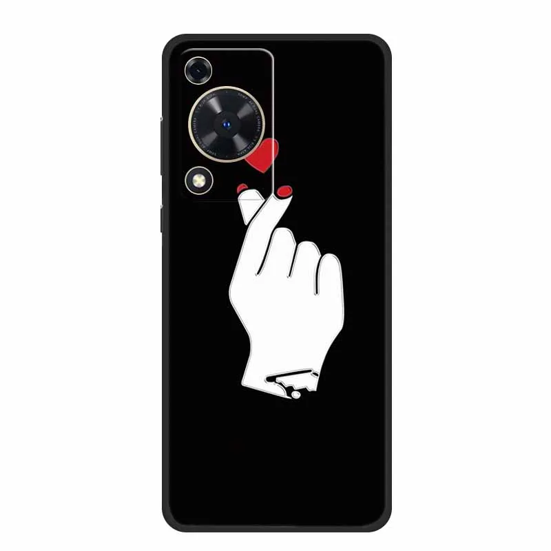 Embossed 3D Shockproof Silicone Phone Case - Soft Protective Cover