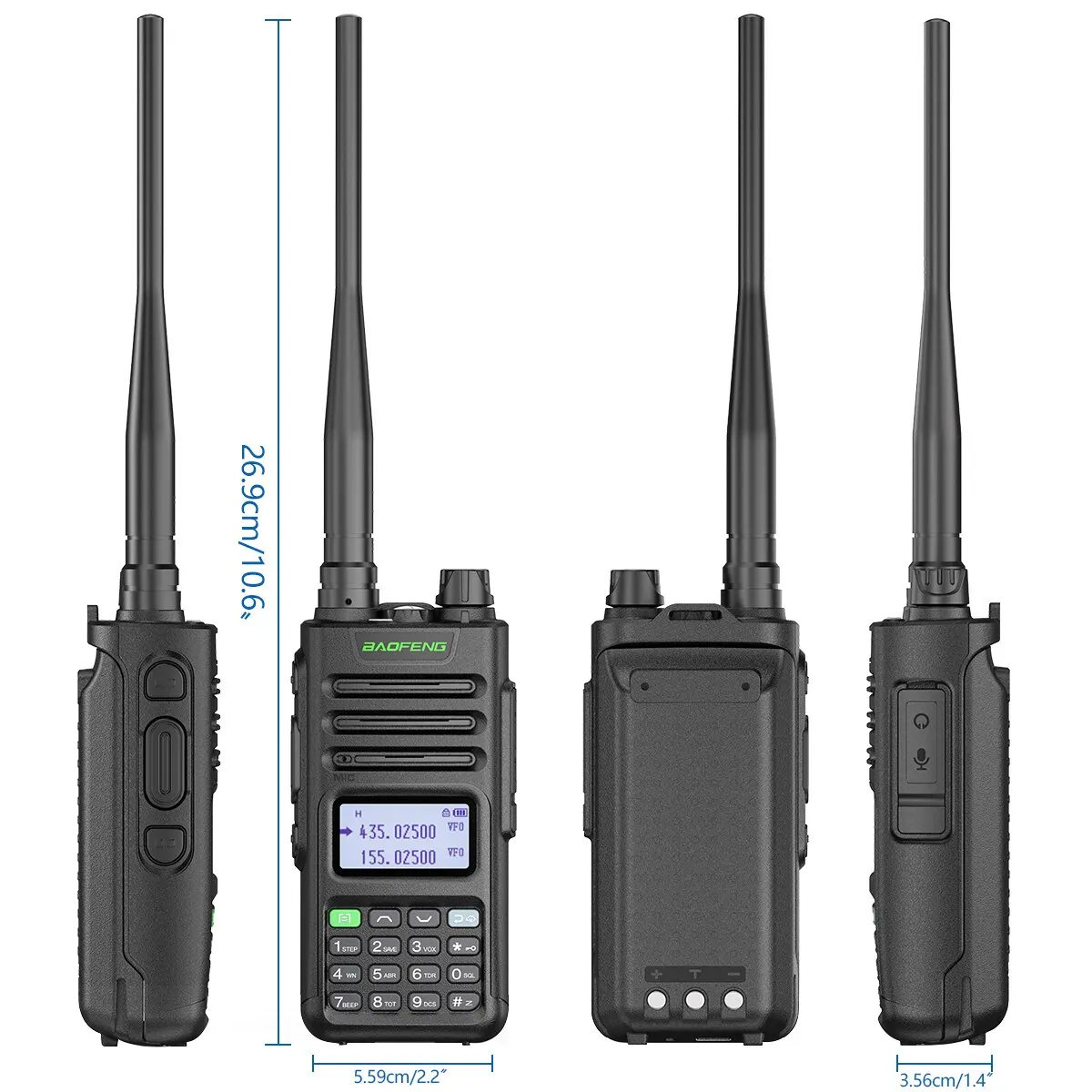 Se43e72bb1d0c474494dea0173a9c71a2G UV-13 PRO, V1, V2 High Power Dual Band Walkie Talkie Type C Charger 16 KM Long Range UV13 Transceiver Ham Two Way Radio Mallzona