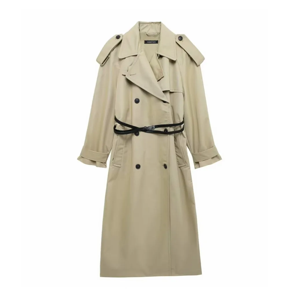 Dámské oblečení 2024 podzim a zima nový styl temperament série volná větrovka_voghion.com