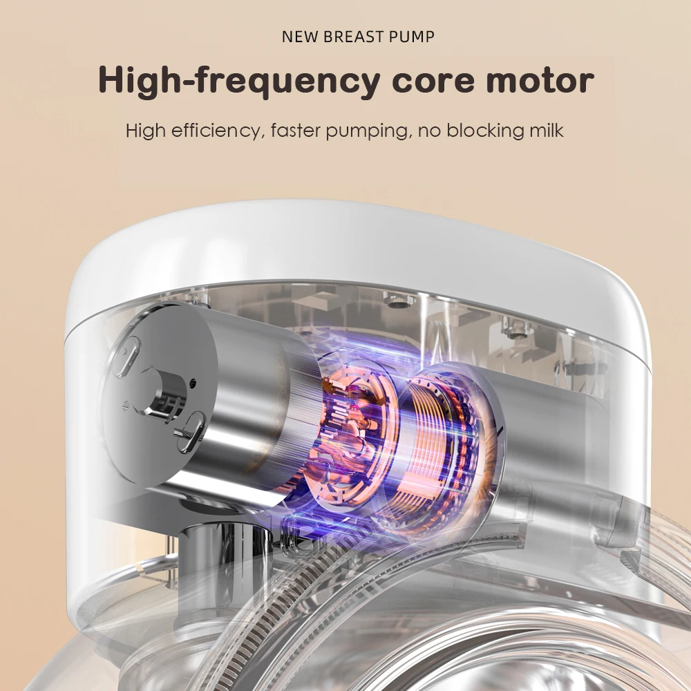 Wearable Breast Pump New Electric Breast Pump Hands-Free Breastfeeding Milk Collector BPA-Free 5