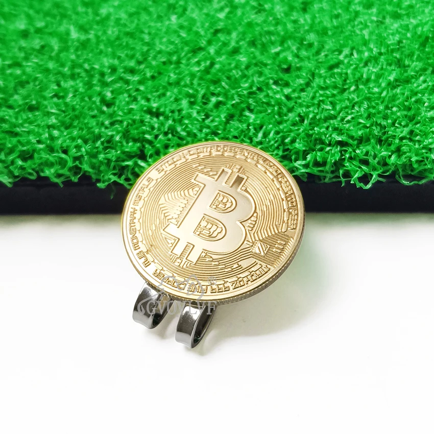Golf Ball Mark 6pcs Golf Ball Marker Toy Gold Coin Markers Golf Hat Clip
