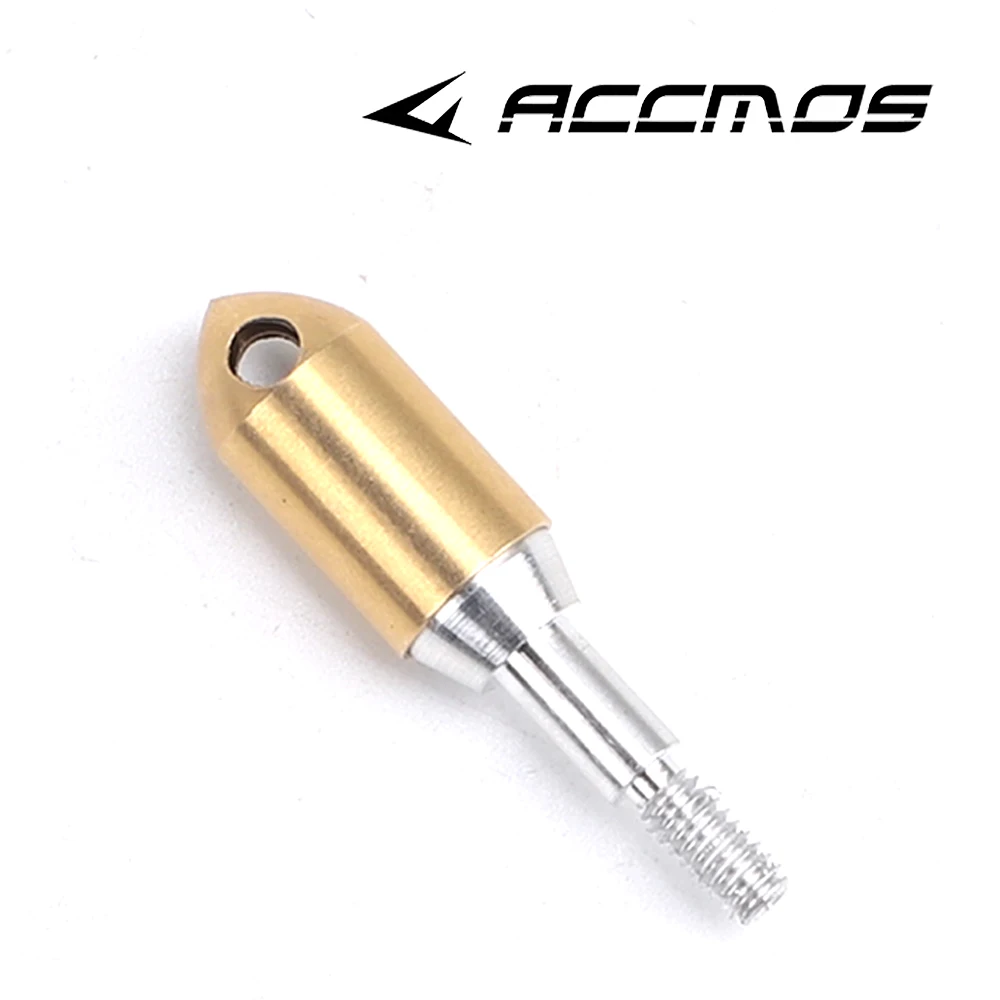 6/12Pcs Gold Whistle Archery Arrowhead 100 Grain Copper