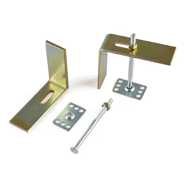 Set Di 20 Clip Sottopiano Per Lavello - Clip Di Fissaggio In Acciaio E Plastica Per Cucina, Bagno, WC