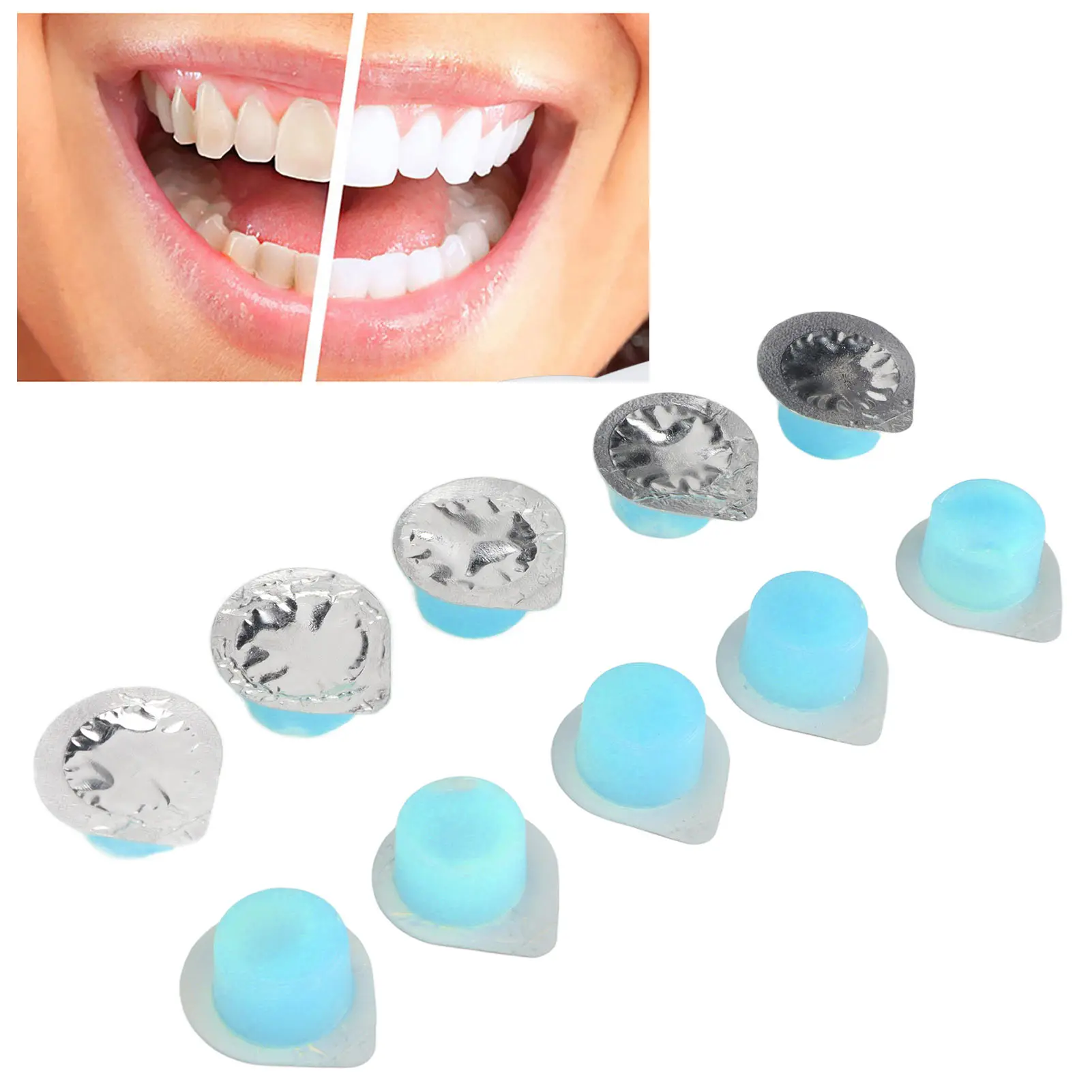20pcs/set Tooth Polishing Whitening Cream Teeth Polishing Cream Clean Natural Inhibits Bacteria Improves for Oral Care
