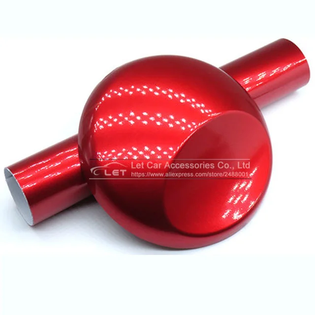 Rossetto Lucido Rosso Come Rotolo Di Vinile Metallizzato Lucido Per Vinile Per Auto