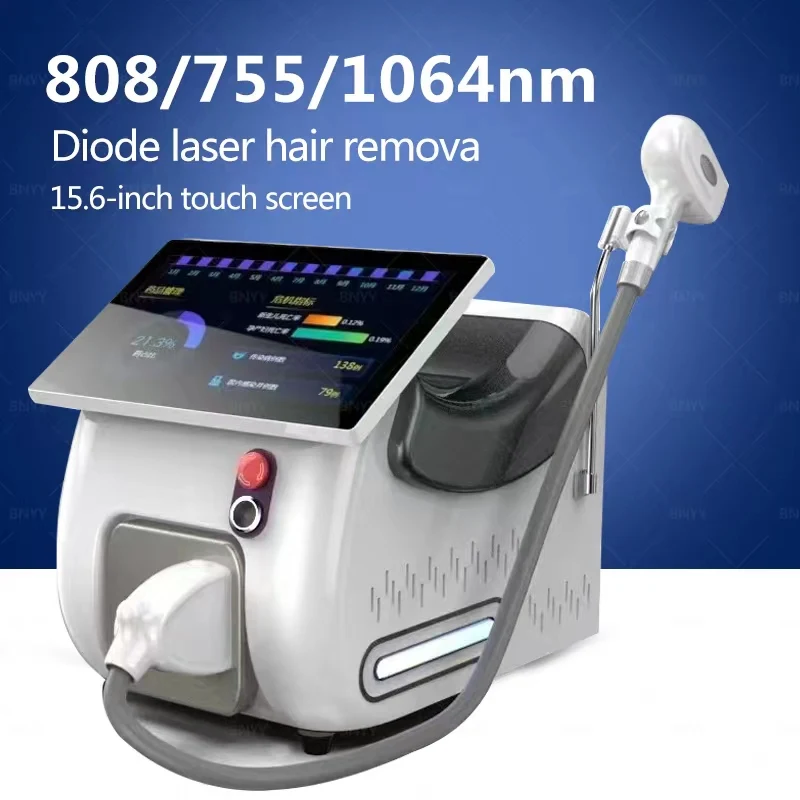 

Best GRALEMER 3000W 3 Wavelength 808nm diode laser hair removal Germany bar painless 808nm diode hair removal laser machine