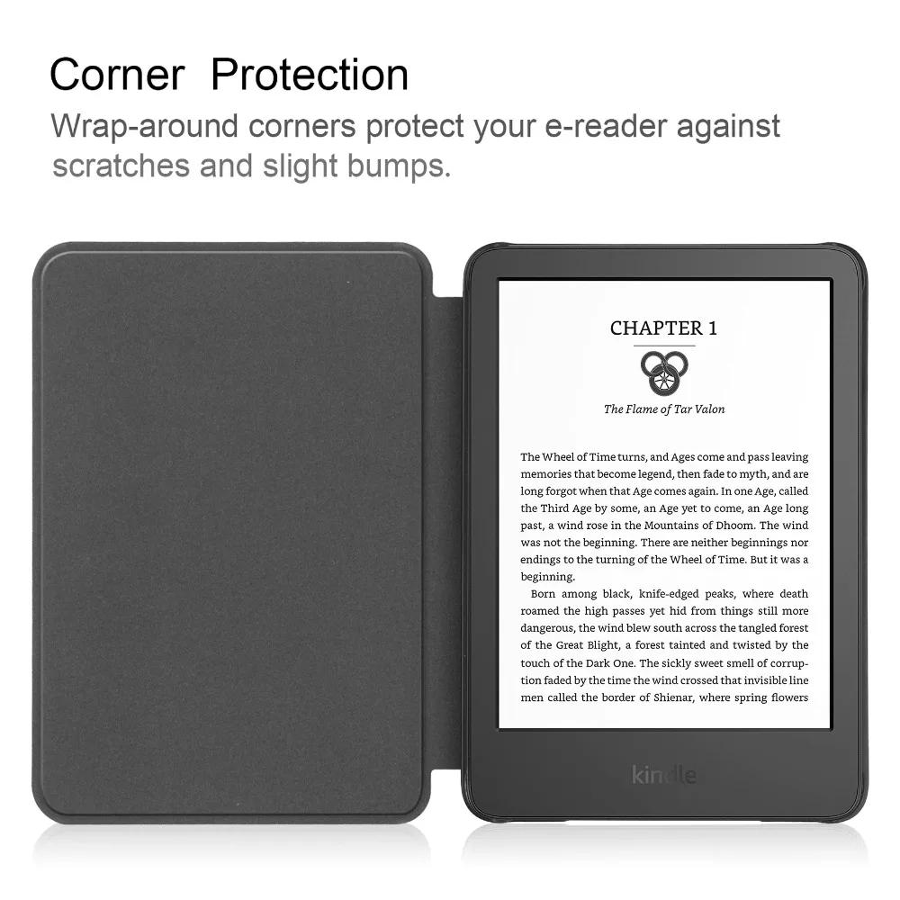 Magnetic PU Leather Smart Case for Kindle 6-Inch 2024 Edition