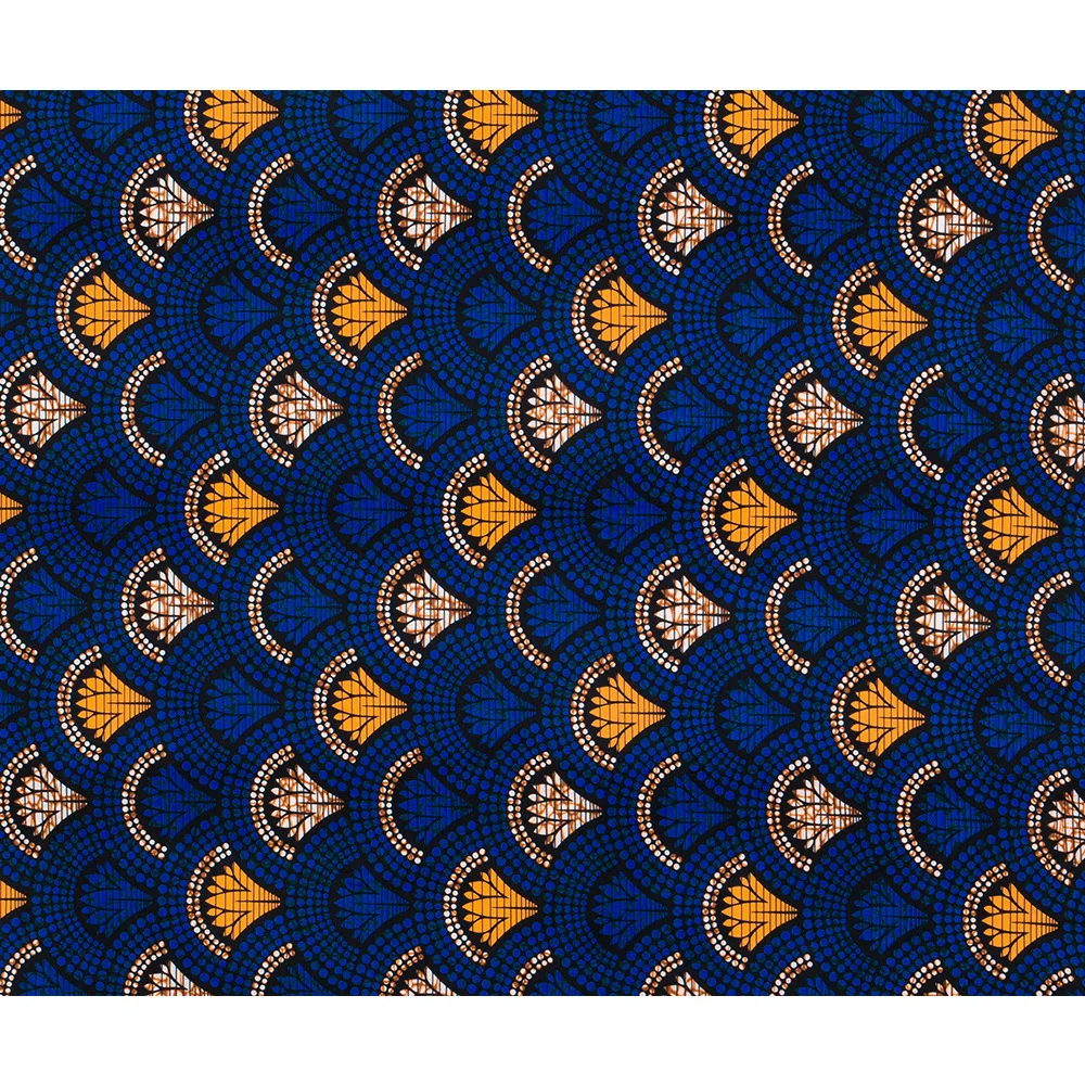 Ankala African Batik Wax Polyester Wax Fabric - 2