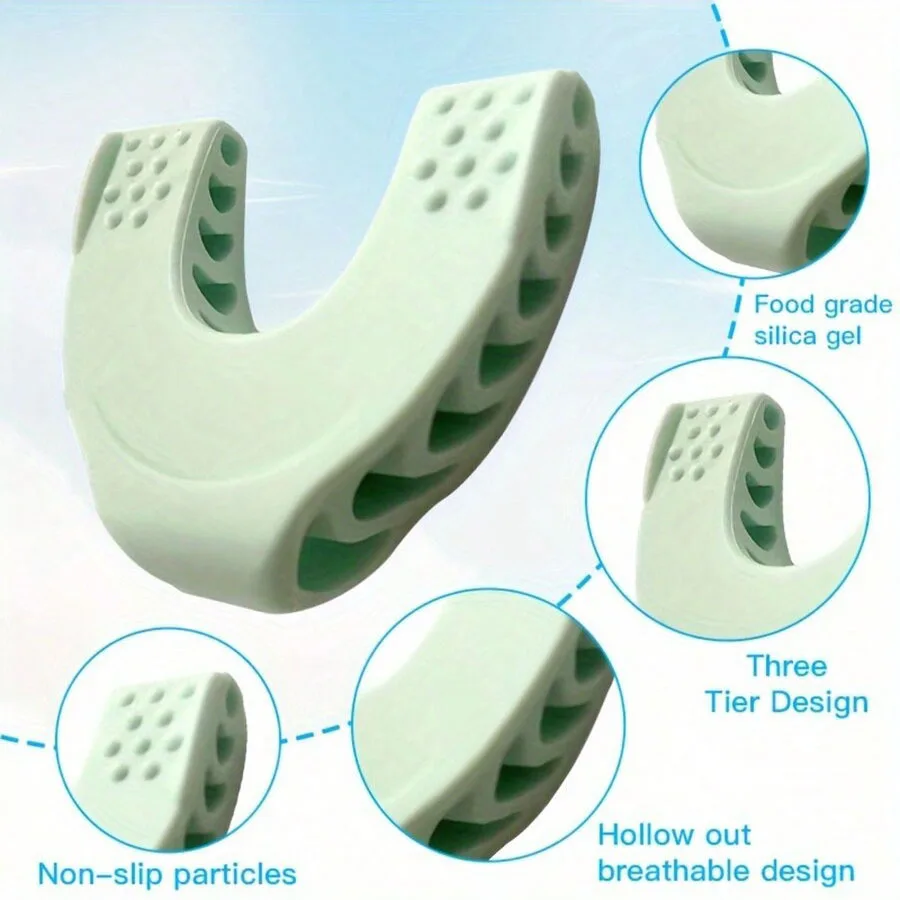 U Shape New Facial Jaw Exerciser And Neck Toning Jawline For Men Women Face Muscle Trainin Resistance Levels Double Chin Reducer