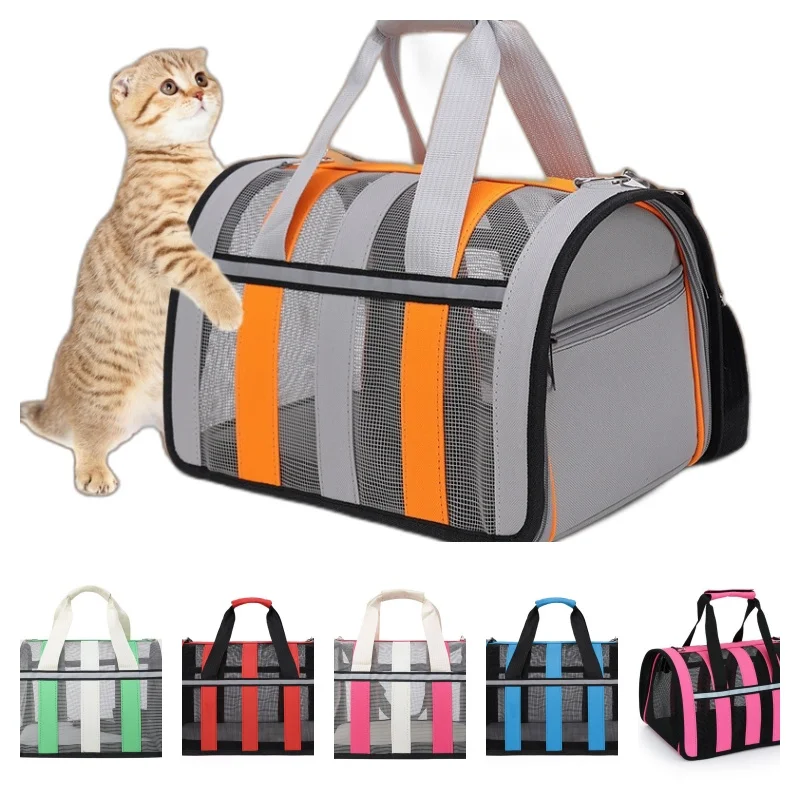 

27x27x48cm Pet Handbag Two Sided Circulation Breathable Cat Shoulder Bag BigCapacity Portable Pet Outdoor Travel Cat Carrier Bag