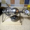 304 Stainless Steel automatic mini popcorn machine home small popcorn pots old fashioned hand cranked popcorn maker 1