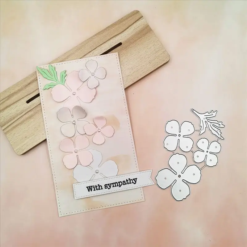 

The Flower Cutting Dies for DIY 3D Scrapbook Album Paper Cards Decorative Crafts Cutting Die Embossing Knife Mold 2024 New