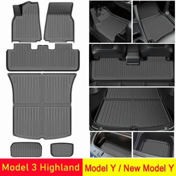 All-Weather Floor Mats for Tesla Model Y/3 1