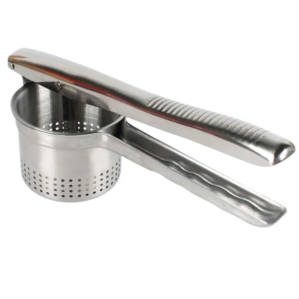 Heavy Duty Potato Ricer Stainless Steel Press and Mash Kitchen Gadget Vegetable Fruit Ricer for Mashed Potatoes