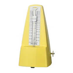 High - Precision Mechanical Metronome for Musical Instruments - Perfect for Rhythm Practice (YELLOW)